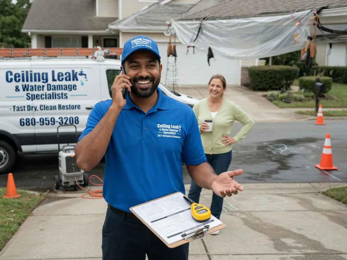 Ceiling Leak Cleanup Sheldon, IA FAQs